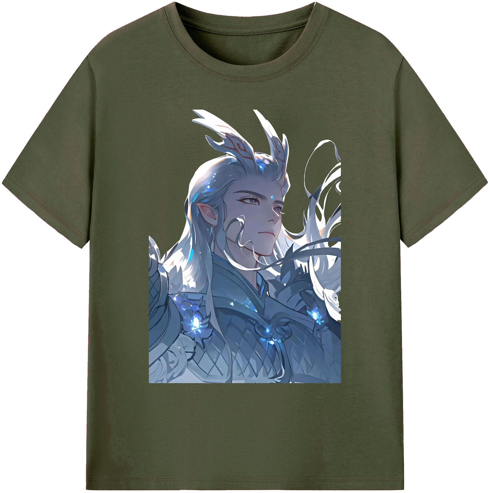（画像用） Ne Zha 2 ナタ 魔童の大暴れ 綿100％ メンズ半袖Tシャツ｜肌触りやわらか＆通気性